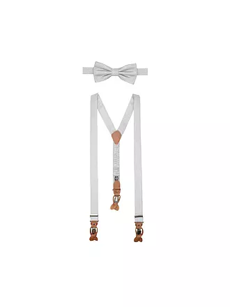 SEIDENFALTER | Ensemble de bretelles avec nœud papillon et clips à boutons | 